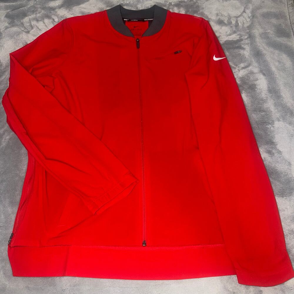 Nike Basketball Dri-Fit Warm Up Jacket Men’s XLT Red